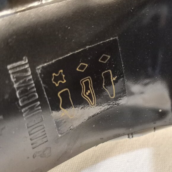 DUNE LONDON BLACK LEATHER LACE UP PUMP OXFORD HEEL WOMEN SIZE 41 - Picture 9 of 9